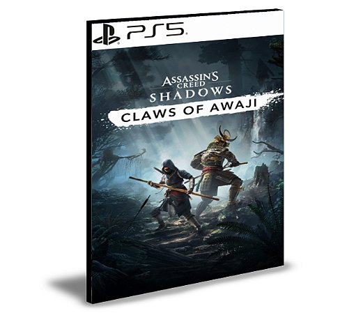 DLC ASSASSIN'S CREED SHADOWS – AS GARRAS DE AWAJI PS5 MÍDIA DIGITAL