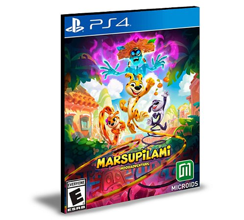 Marsupilami Hoobadventure Ps4 Mídia Digital