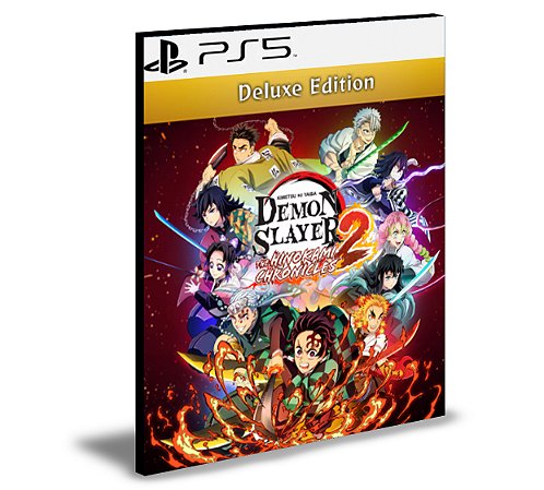 Demon Slayer -Kimetsu no Yaiba- The Hinokami Chronicles 2 Deluxe Edition Ps5 Mídia Digital