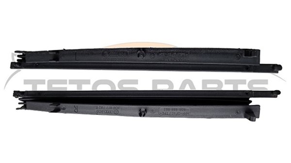 Par Coifa Deslizante Sanfona Teto Solar Golf Vw 2003 Á 2014 - Par