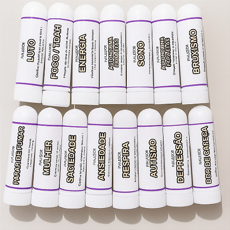 Aromastick | Inalador de Aromaterapia com Blends Naturais de Óleos Essenciais Variados | Leve & Prático