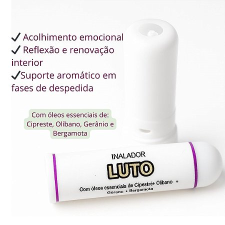 Inalador Nasal Aromaterapia — Acolhimento no Luto, Perdas & Recomeços | Lemonflora
