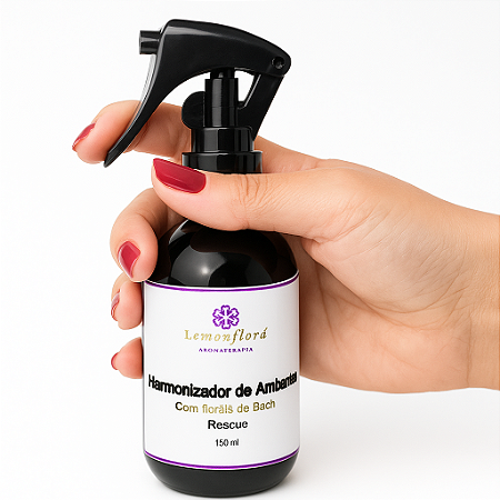 Spray Harmonizador de Ambientes Rescue & Lavanda 150ml | Florais de Bach + Aromaterapia Vibracional - Lemonflora