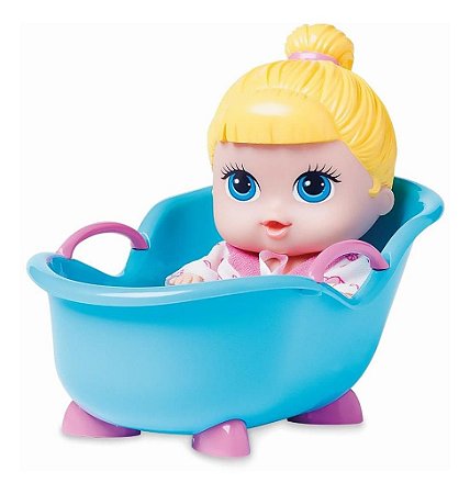 Boneca Babys Collection Com Mini Banheira - Super Toys