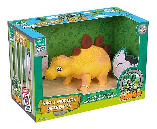 Brinquedo Dinossauro Amigo Estegossauro - Super Toys 488