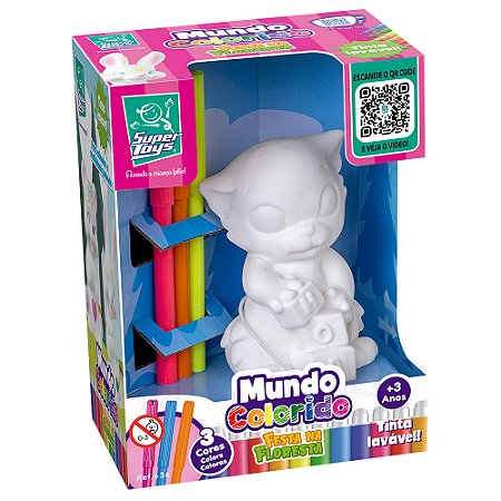 Brinquedo Festa Na Floresta Gatinho Mundo Colorido