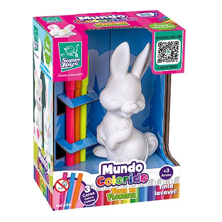 Brinquedo Festa Na Floresta Coelho Mundo Colorido