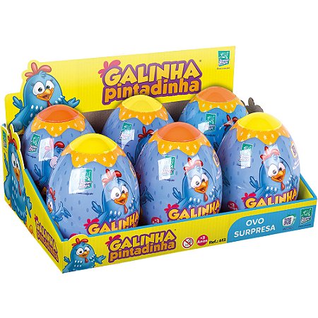 Brinquedo Display Galinha Pintadinha Ovo Surpresa