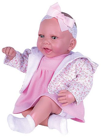 Boneca Miya Bebe Reborn Menina Recém Nascido