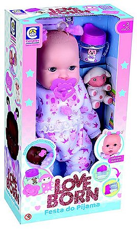 Boneca Love Born Festa do Pijama - Cotiplas