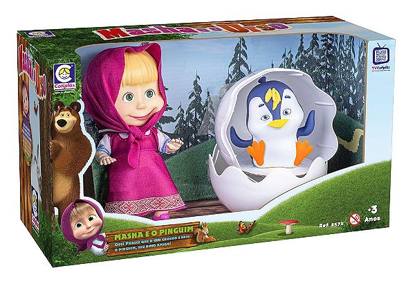 Boneca Masha e o Pinguim