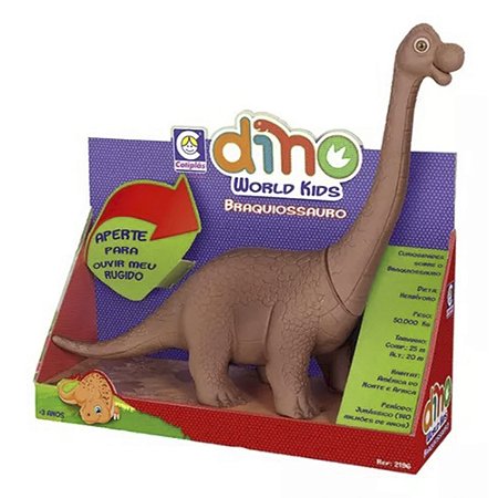 Dinossauro Dino World Kids Braquiossauro