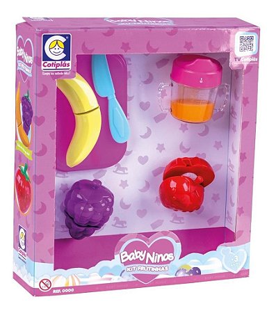 Brinquedo Baby Ninos Kit Frutinhas - Cotiplás