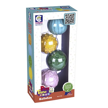 Brinquedo Educativo Play Time Soft Bolinhas Vinil