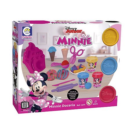 Brinquedo Massinha Minnie Disney Doceria