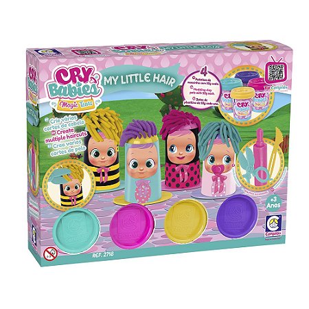 Brinquedo Massinha My Little Hair Cry Babies