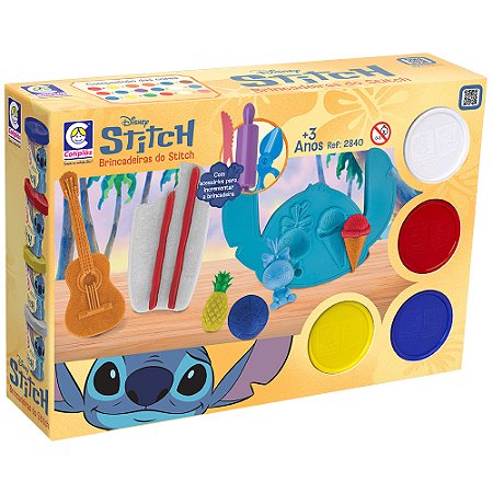 Brinquedo Brincadeira Do Stitch Com Massinhas