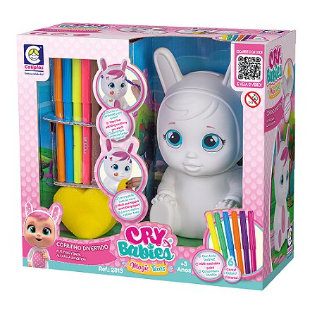 Brinquedo Cofrinho Divertido Cry Babies Magic Tears