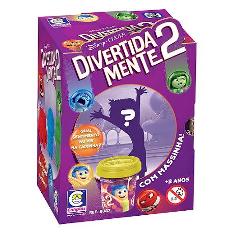 Brinquedo Caixinha De Massinhas Surpresa Divertida Mente 2