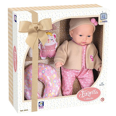 Boneca Coleção Fiorella Com Acessórios