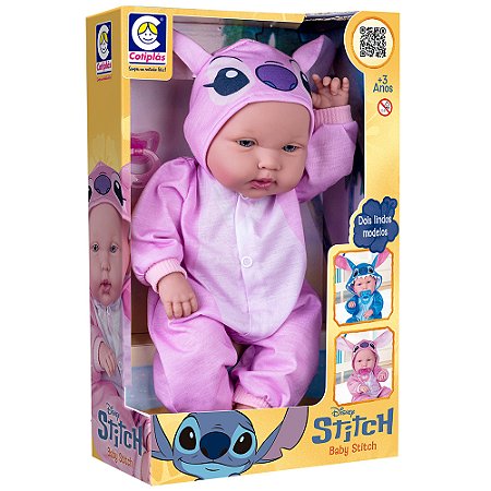 Boneca Baby Stitch Angel Disney