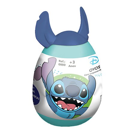 Brinquedo Ovo Surpresa Stitch Com Orelhas