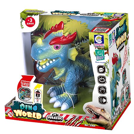 Brinquedo Dino World Dragão Com Mecanismo