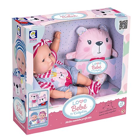 Boneca Love Bebê By Cotiplás Minha Naninha Menina