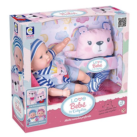 Boneca Love Bebê By Cotiplás Minha Naninha Menino