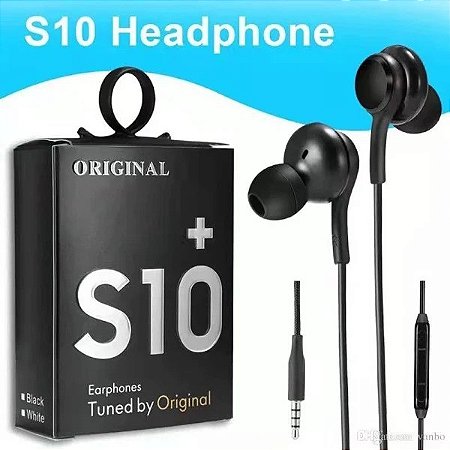 Fone Samsung +S10 Original c/ Controle e Microfone