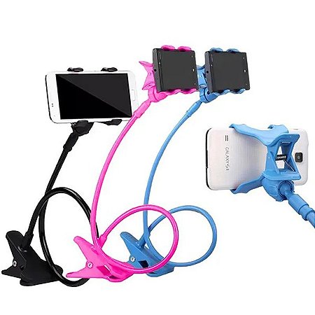 Suporte de Mesa Haste Prolongada Ajustável p/ Celular