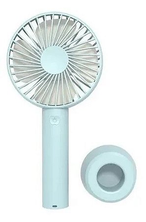 Mini Ventilador Portátil De Mão E Mesa Usb Recarregável
