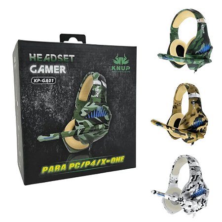 Headset Gamer - KNUP