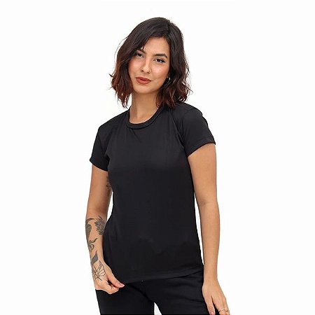 Blusa Camiseta Básica Feminina Dry Fit Academia Treino - Moda K Fitness
