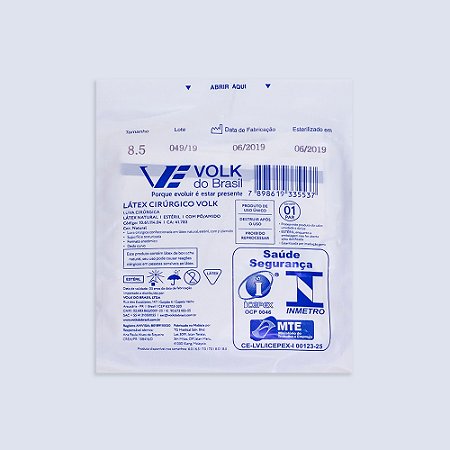 Luva de Látex Cirúrgica Volk do Brasil