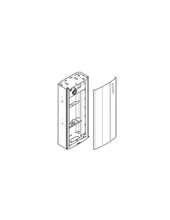 KIT GABINETE COM PORTA GT8 - CAME 88003-0097 - T002UCGT8