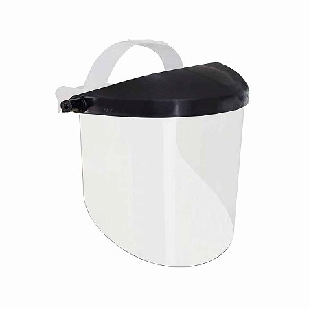 Protetor Facial Incolor Face Shield Pro Vision 8 Com Carneira Plasticor