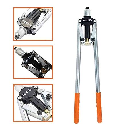 Alicate Rebitador Rebitadeira Manual Profissional Tipo Alavanca 450mm