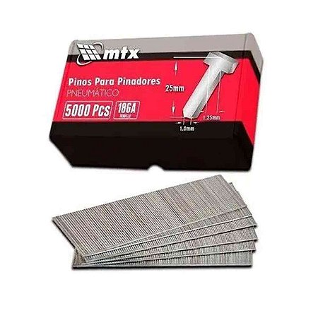 Pinos Para Pinador Pneumático De 10 mm Com 5000 Unidades Mtx