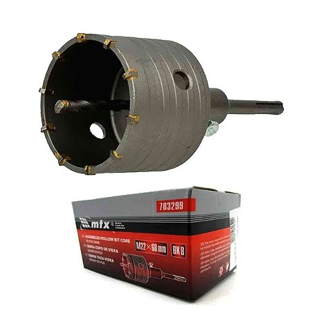 Serra Copo De Videa Widea Profissional M22x68mm Para Concreto Alvenaria