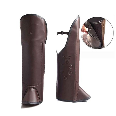 Perneira De Segurança P/ Roçadeira Picada Cobra Cano Longo