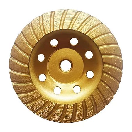 Disco Desbaste Rebolo Diamantado Turbo 115mm x M14 Concreto