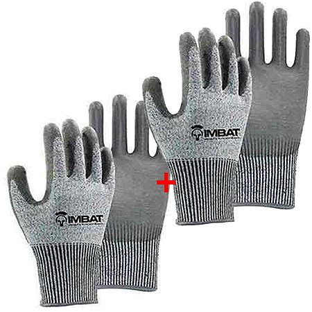 Luva Super Safety 1007-N Ant Corte Vidraçaria Resistente Epi
