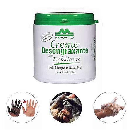 CREME DESENGRAXANTE COM ESFOLIANTE 500G MAVARO