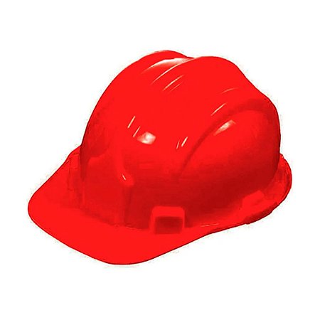 CAPACETE DE SEGURANÇA C/CARNEIRA VERMELHO PLASTCOR CA 31469