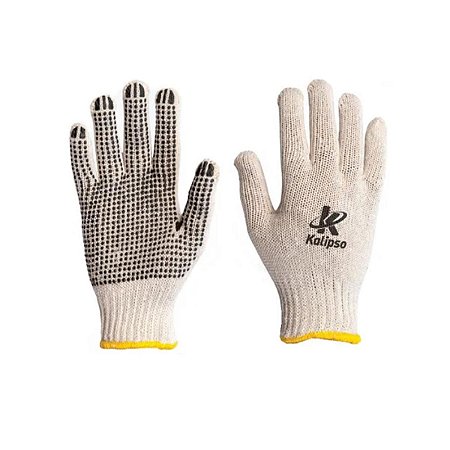 Luva De Segurança Malha Tricotada Pigmentada branca