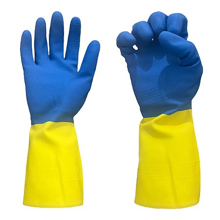 LUVA LATEX NEOPRENE BICOLOR CA16779 VOLK