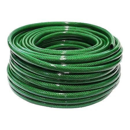 Mangueira de Jardim Pvc Trançada Siliconada Flexivel de 1/2