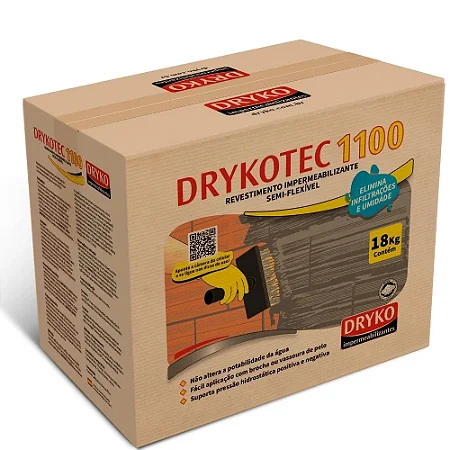 ARGAMASSA IMPERMEABILIZANTE POLIMÉRICA 1100 DRYKO