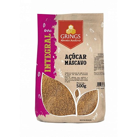 Açúcar Mascavo 500g - Grings
